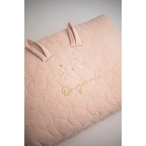 Sauthon Original Tour De Lit 140x19cm En Coton Rose 4 Sauthon Original Tour De Lit 140x19cm En Coton Rose – Image 4