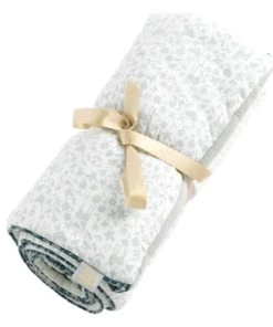 Bloom-boutique -Bloom-boutique tour de lit 190x40 cm en coton bleu ciel 1