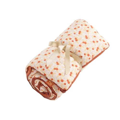 Sauthon Tour De Lit 190x40 Cm En Coton Rouge Brique 2 Sauthon Tour De Lit 190x40 Cm En Coton Rouge Brique – Image 2