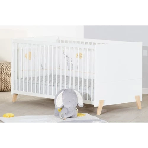 BabyPrice Tour De Lit 190x40cm En Coton Blanc 2 BabyPrice Tour De Lit 190x40cm En Coton Blanc – Image 2