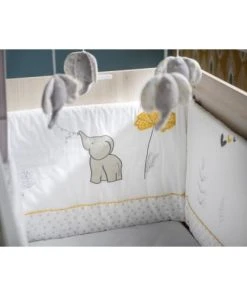 BabyPrice Tour De Lit 190x40cm En Coton Blanc 5 BabyPrice Tour De Lit 190x40cm En Coton Blanc -Bloom-boutique tour de lit 190x40cm en coton blanc 2