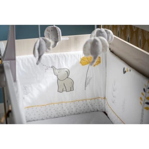 BabyPrice Tour De Lit 190x40cm En Coton Blanc 3 BabyPrice Tour De Lit 190x40cm En Coton Blanc – Image 3