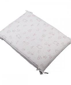 Blanc Avenue Bébé Tour De Lit 40x180 Cm Rose Foncé