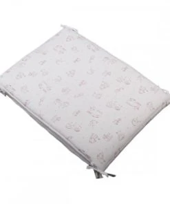 Bloom-boutique -Bloom-boutique tour de lit 40x180 cm rose fonce animaux rose 1