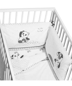 Sauthon Tour De Lit Bébé 190x19cm En Coton Blanc 5 Sauthon Tour De Lit Bébé 190x19cm En Coton Blanc -Bloom-boutique tour de lit bebe 190x19cm en coton blanc 2