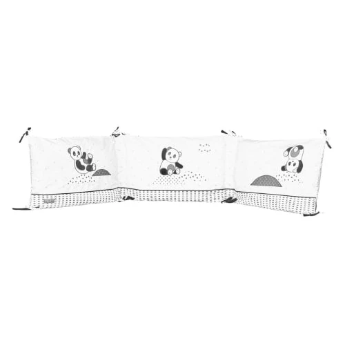 Sauthon Tour De Lit Bébé 190x19cm En Coton Blanc 1 Sauthon Tour De Lit Bébé 190x19cm En Coton Blanc