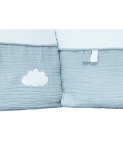 Alternative view of Sauthon Tour De Lit Bébé 190x19cm En Coton Bleu
