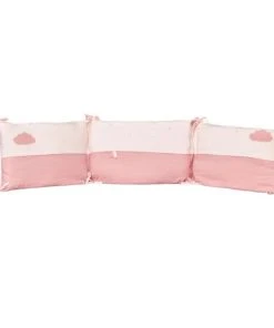 Sauthon Tour De Lit Bébé 190x19cm En Coton Rose