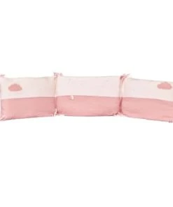 Sauthon Tour De Lit Bébé 190x19cm En Coton Gris -Bloom-boutique tour de lit bebe 190x19cm en coton rose lily