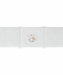 Maisons Du Monde Tour De Lit Bébé Blanc, Vieux Mauve Et Beige