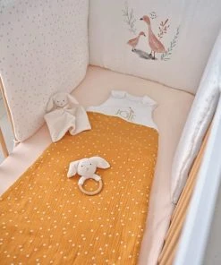 Maisons Du Monde Tour De Lit Bébé Blanc, Vieux Mauve Et Beige 5 Maisons Du Monde Tour De Lit Bébé Blanc, Vieux Mauve Et Beige -Bloom-boutique tour de lit bebe blanc vieux mauve et beige 1000 5 39 225867 2