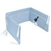 Nordic Coast Tour De Lit Bébé Coton Bleu 180 Cm