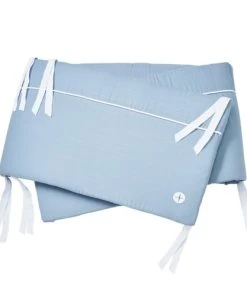 Nordic Coast Tour De Lit Bébé Coton Bleu 180 Cm -Bloom-boutique tour de lit bebe coton bleu 180 cm 4
