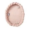 Nordic Coast Tour De Lit Bébé Coton Tressé Rose 90 Cm