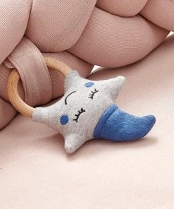 Nordic Coast Tour De Lit Bébé Coton Tressé Rose 90 Cm -Bloom-boutique tour de lit bebe coton tresse rose 90 cm 5