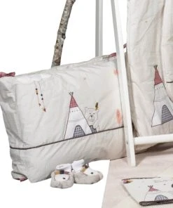 Sauthon Tour De Lit Bébé Déhoussable 180x40cm En Coton Beige 5 Sauthon Tour De Lit Bébé Déhoussable 180x40cm En Coton Beige -Bloom-boutique tour de lit bebe dehoussable 180x40cm en coton beige 2