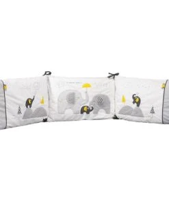 Sauthon Tour De Lit Bébé Déhoussable 180x40cm En Coton Blanc
