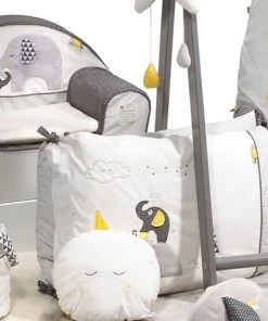 Sauthon Tour De Lit Bébé Déhoussable 180x40cm En Coton Blanc 5 Sauthon Tour De Lit Bébé Déhoussable 180x40cm En Coton Blanc -Bloom-boutique tour de lit bebe dehoussable 180x40cm en coton blanc 6