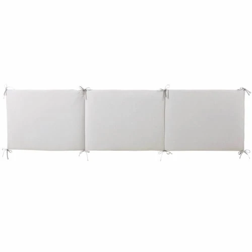 Maisons Du Monde Tour De Lit Bébé En Coton Gris Et Blanc 2 Maisons Du Monde Tour De Lit Bébé En Coton Gris Et Blanc – Image 2