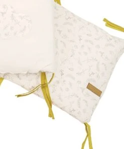 Home Maison Tour De Lit Bébé Leafy Bunny En Coton Ecru 30x180 -Bloom-boutique tour de lit bebe leafy bunny en coton ecru 30x180 3