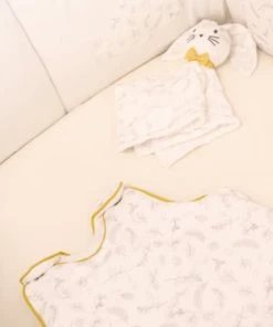 Home Maison Tour De Lit Bébé Leafy Bunny En Coton Ecru 30x180 -Bloom-boutique tour de lit bebe leafy bunny en coton ecru 30x180 4
