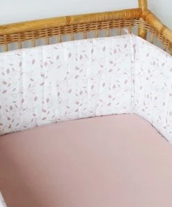 KINOUSSES Tour De Lit Bébé Rose Coton Bio -Bloom-boutique tour de lit bebe rose coton bio 2