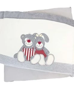 KINOUSSES Tour De Lit Bébé Velours