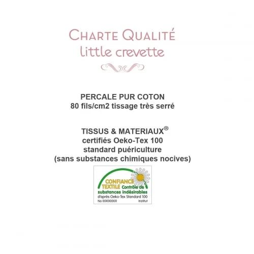 Little Crevette Tour De Lit Coton Bio 5 Little Crevette Tour De Lit Coton Bio – Image 5