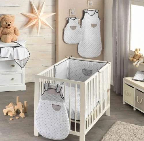 Tour De Lit Coton Bio P'tit Basile Little Sweet Dreams 3 Tour De Lit Coton Bio P'tit Basile Little Sweet Dreams – Image 3