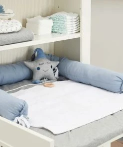 Nordic Coast Tour De Lit Coton Bleu 180 Cm -Bloom-boutique tour de lit coton bleu 180 cm 5