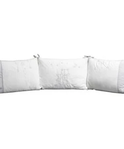 Sauthon Tour De Lit Déhoussable 180x40cm En Coton Blanc