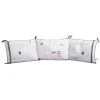 Sauthon Tour De Lit Déhoussable 180x40cm En Coton Blanc