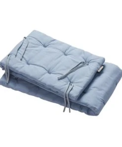 Leander Tour De Lit En Coton Bio bleu Pastel