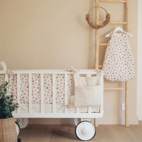 Cocoeko Tour De Lit En Coton Bio Poires D'automne 3 Cocoeko Tour De Lit En Coton Bio Poires D'automne – Image 3