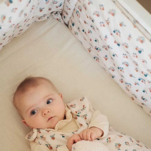 Cocoeko Tour De Lit En Coton Bio Poires D'automne 4 Cocoeko Tour De Lit En Coton Bio Poires D'automne – Image 4