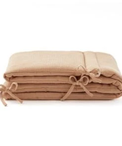 Cocoeko Tour De Lit En Gaze De Coton Bleu Glacier -Bloom-boutique tour de lit en gaze de coton camel 1