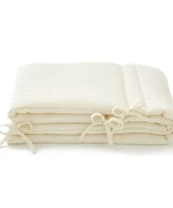 Cocoeko Tour De Lit En Gaze De Coton Ecru