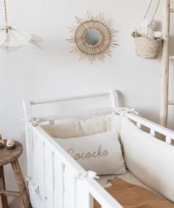 Cocoeko Tour De Lit En Gaze De Coton Ecru -Bloom-boutique tour de lit en gaze de coton ecru 3