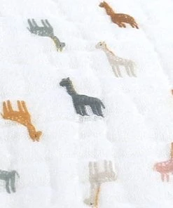 Noukie's Tour De Lit Respirant Imprimé Girafes, Mousseline BIO -Bloom-boutique tour de lit respirant imprime girafes mousseline bio 3