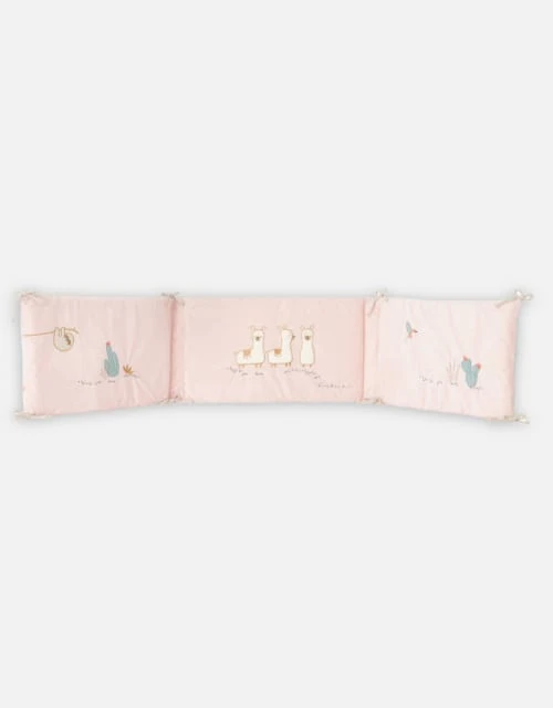 Noukie's Tour De Lit Rose Moris & Sacha (pour Lits 60 X 120 Et 70 X 140 Cm) 3 Noukie's Tour De Lit Rose Moris & Sacha (pour Lits 60 X 120 Et 70 X 140 Cm) – Image 3