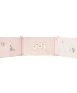 Noukie's Tour De Lit Rose Moris & Sacha (pour Lits 60 X 120 Et 70 X 140 Cm)