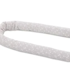 Babybay Tour De Lit Traversin Pour Cododo 180 X 9 Gris étoiles Blanches