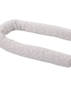 Babybay Tour De Lit Traversin Pour Cododo 200 X 13 Gris étoiles Blanches