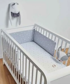 SEVIRA KIDS Tour De Lit Universel Et Réversible En Coton - Gris -Bloom-boutique tour de lit universel et reversible en coton gris 8