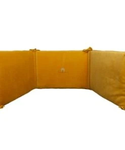 Eveil Et Nature Tour De Lit Velours 40x180 Cm Coton Bio Beige -Bloom-boutique tour de lit velours 40x180 cm coton bio amber gamme bio unis 1