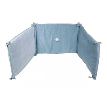 Eveil Et Nature Tour De Lit Velours 40x180 Cm Coton Bio Lagon 3 Eveil Et Nature Tour De Lit Velours 40x180 Cm Coton Bio Lagon – Image 3