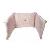 Eveil Et Nature Tour De Lit Velours 40x180 Cm Coton Bio Beige