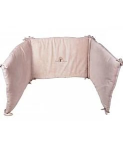 Eveil Et Nature Tour De Lit Velours 40x180 Cm Coton Bio Beige