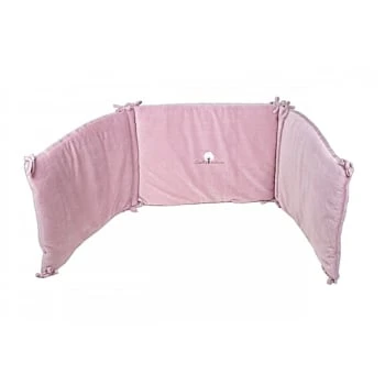 Eveil Et Nature Tour De Lit Velours 40x180 Cm Coton Bio Corail 3 Eveil Et Nature Tour De Lit Velours 40x180 Cm Coton Bio Corail – Image 3