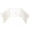 Eveil Et Nature Tour De Lit Velours 40x180 Cm Coton Bio Ecru